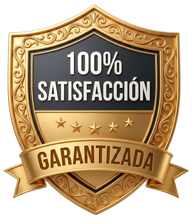 100% satisfacción garantizada